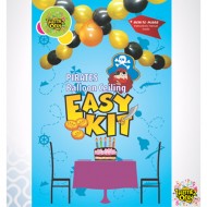 Themez Only Pirate Rubber Play Balloon Ceiling Easy Kit 36 Piece Pack